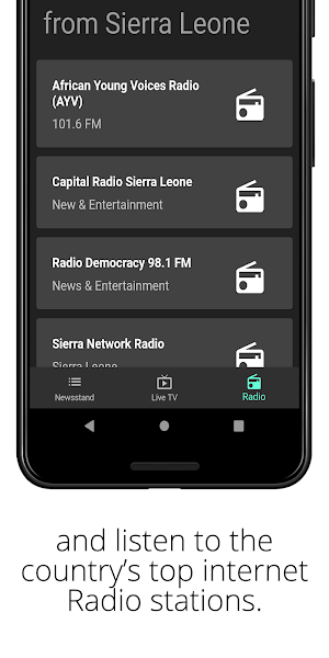 SaloneTube - News, TV & Radio from Sierra Leone Screenshot 3