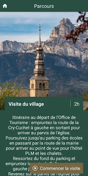Visite de Combloux Screenshot 0