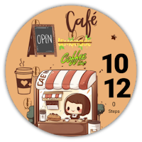 Cafe Shop Girl Cute