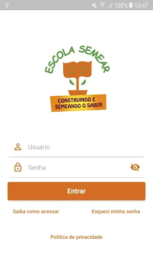 Escola Semear Screenshot 0