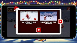 Santa Ski: Festive Gift Rush Screenshot 1