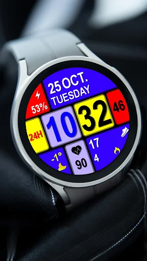 DIGITAL AMAZ BIG Watch face Screenshot 0