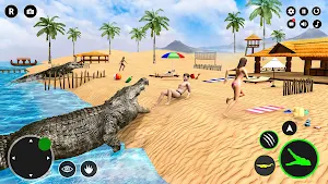 Crocodile Animal Sim Games 3D Screenshot 1