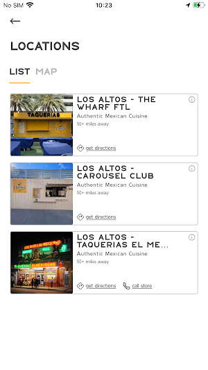 Los Altos Taquerias Screenshot 1