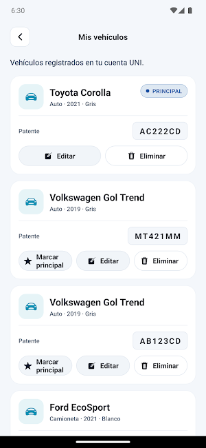 UNI - Rescate vial Screenshot 2