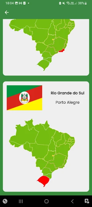 Quiz States of Brazil Screenshot 2