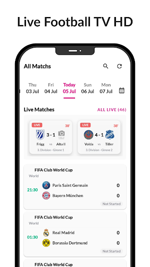 Live Football TV HD Screenshot 1