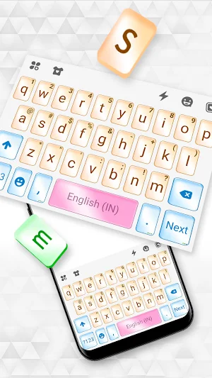 Simple Business Keyboard Background Screenshot 0