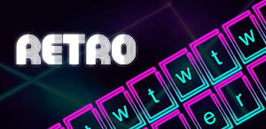 Neon Led keyboard - Retro topic Screenshot 3