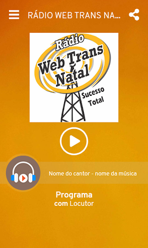 Rádio Web Trans Natal Screenshot 1