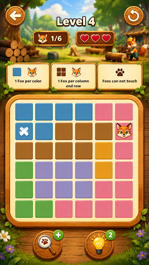 Foxdoku: Sudoku Logic Puzzle Screenshot 1