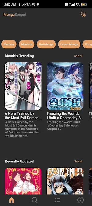 Manga Senpai Screenshot 0