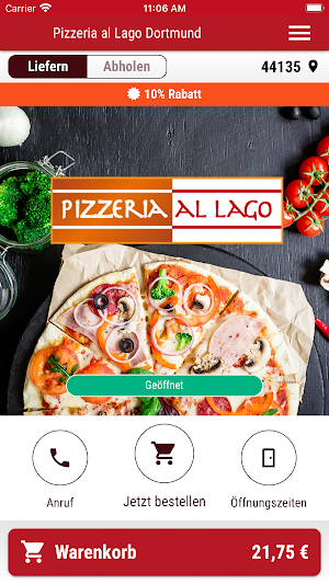 Pizzeria al Lago Dortmund Screenshot 0