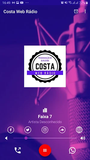 Costa Web Rádio Screenshot 3