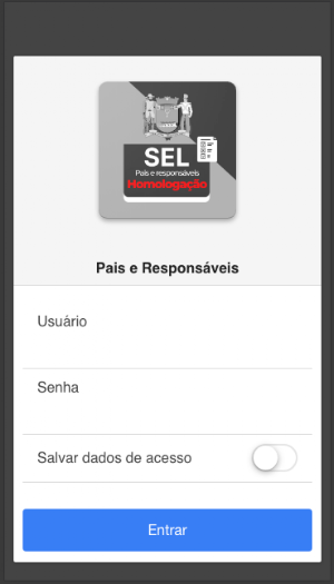 Homologação SEL Resp Screenshot 0