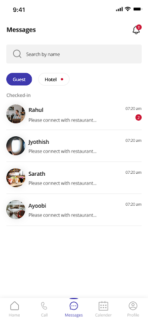 Edaya Staff App Screenshot 2