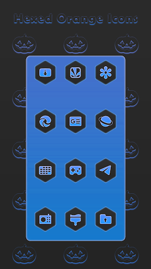 Hexed Blue Icons Screenshot 2
