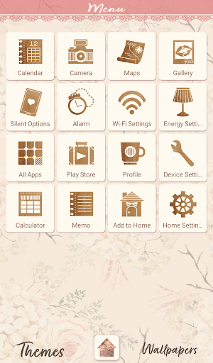 Beautiful Wallpaper Dried Flowers Watercolor Theme Screenshot 1