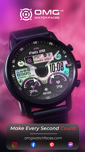 OMG 343 Hybrid Retro Watch Screenshot 2