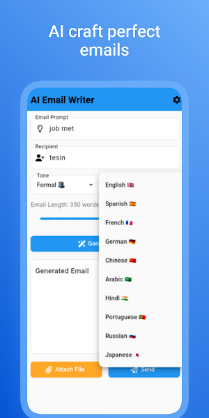 AI Email Writer: AI Assistant Screenshot 2