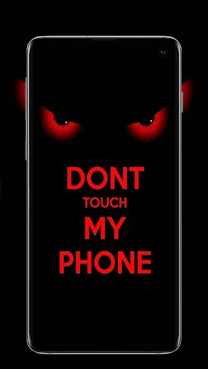 Don't Touch My Phone Wallpaper Screenshot 1