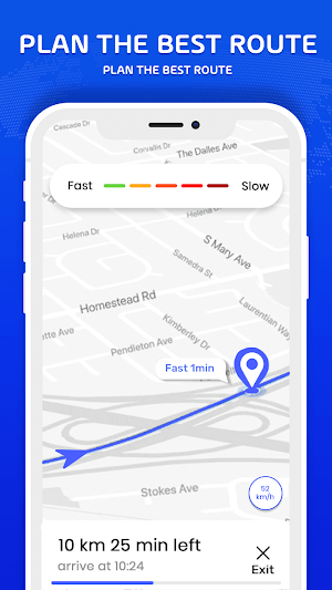 GPS Route Finder - Navigation Screenshot 2