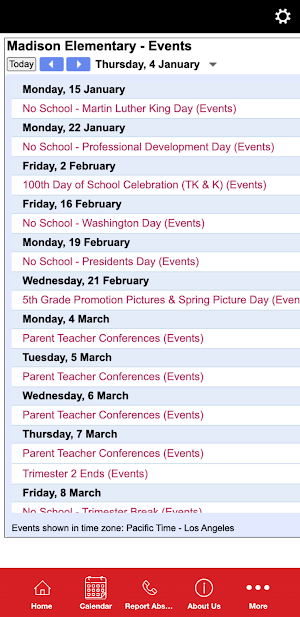Madison Elementary School Screenshot 1