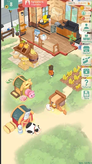 Farm Life Village Shop Sim 3D Screenshot 2