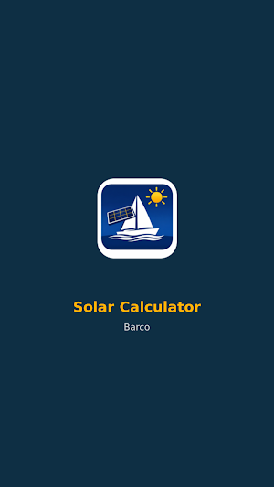 Solar Calculator for Boats Screenshot 0