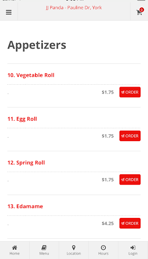 JJ Panda Chinese Cuisine Screenshot 2