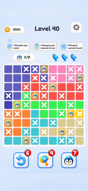 Find the Penguin: Logic Puzzle Screenshot 1