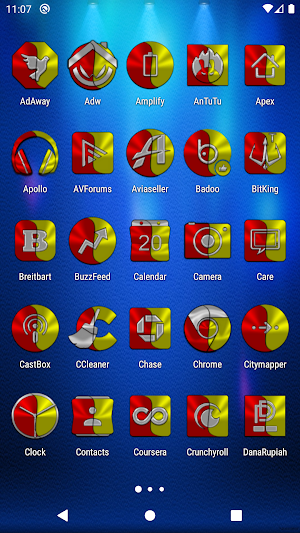Red and Yellow Icon Pack Screenshot 1