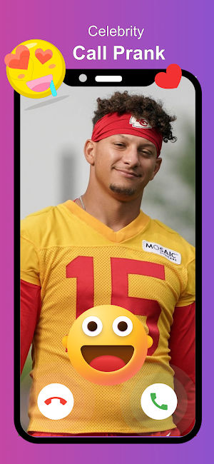 Patrick Mahomes Fake Call App Screenshot 3