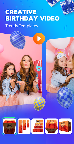 Birthday Video Song Maker Screenshot 1