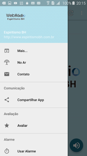 Web Rádio Espiritismo BH Screenshot 1