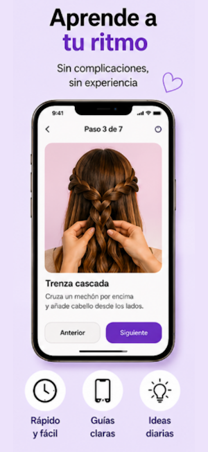 Peinados Paso a Paso y Vídeos Screenshot 1