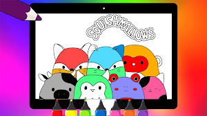 Squishmallow Coloring Book Screenshot 1