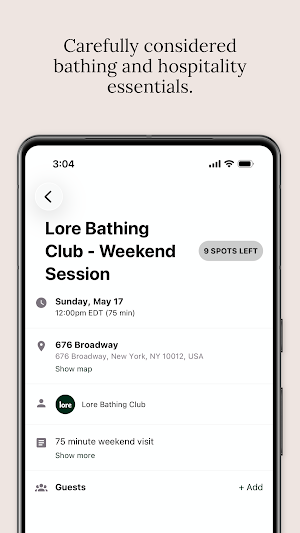 Lore Bathing Club NYC Screenshot 3