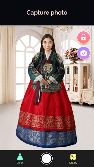 Hanbok Wedding Dress Editor Screenshot 1