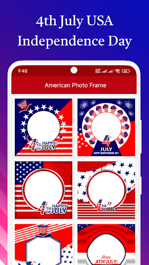 USA Independence Day Frame Screenshot 2