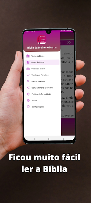 Bíblia Mulher e Harpa Cristã Screenshot 3