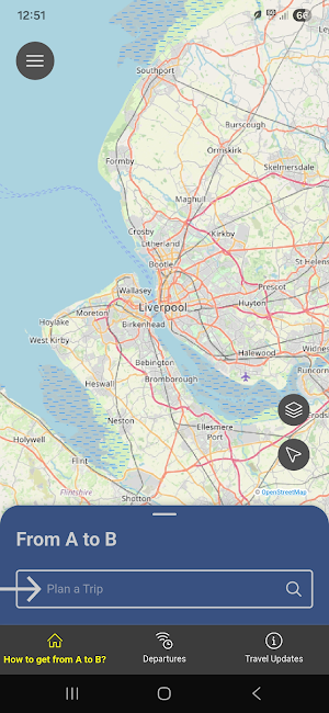 Merseytravel Journey Planner Screenshot 0