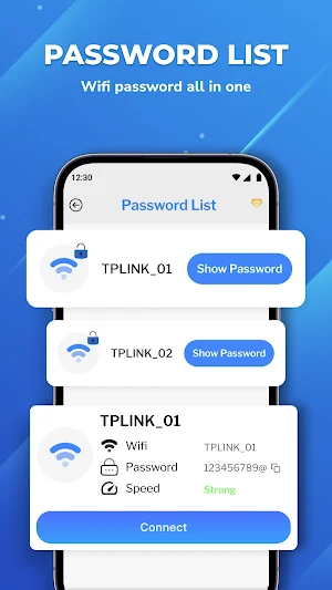 Wifi Analyzer, Wifi Hospot Screenshot 1