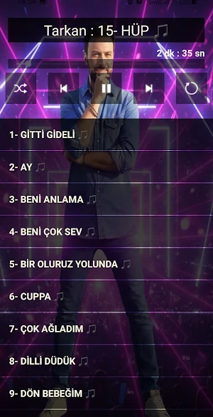 Tarkan Şarkılar 50 İnternetsiz Screenshot 3