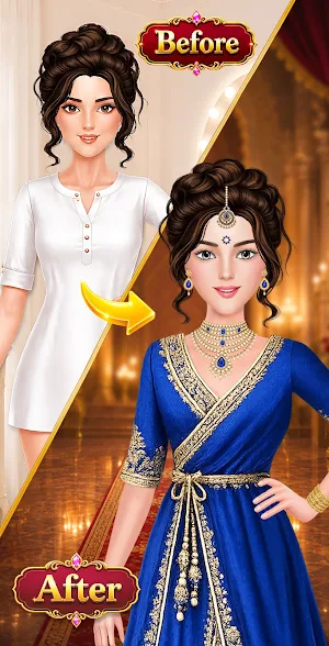 Bridal Wedding: DressUp Makeup Screenshot 1