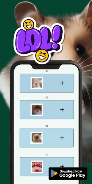 Hamster Reaction StickerWA Screenshot 2