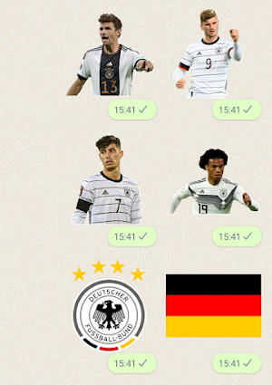 German National Team Stickers Screenshot 2