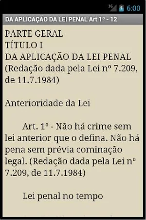 Código Penal Brasileiro Screenshot 0