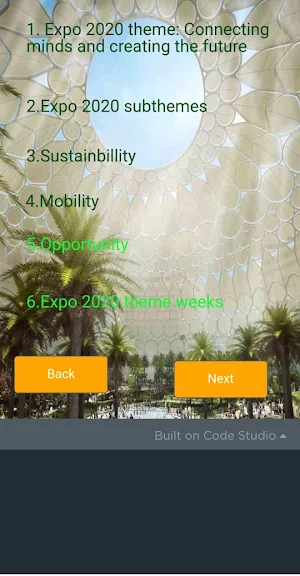 Dubai Expo 2020 Screenshot 1