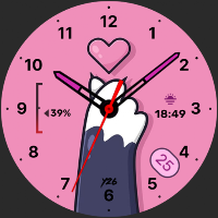 Y26 Pawsome Time Watch Face